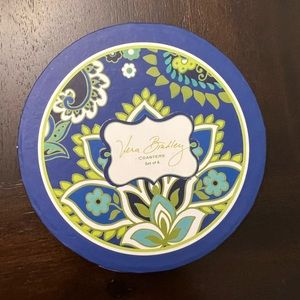 Vera Bradley Rhythm & Blues Coaster—Set of 7